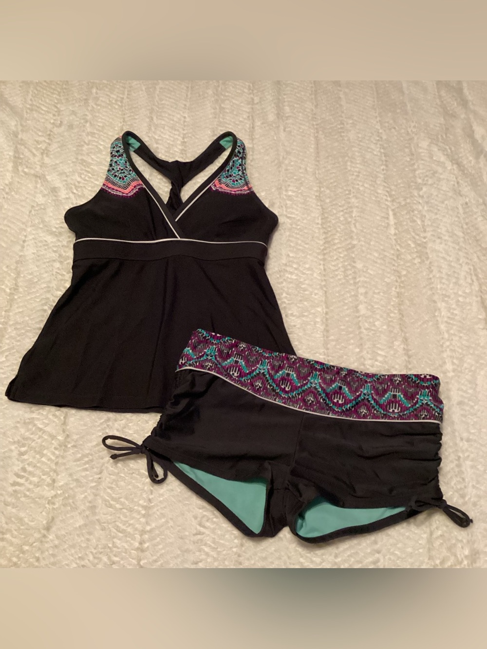 Women’s Athleta XS Swim Top S Swim Bottoms Matching Swimsuit Set